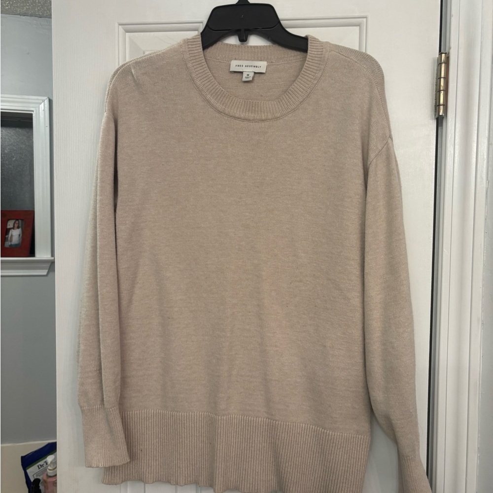 Zara Knit Women's Cream Sweater